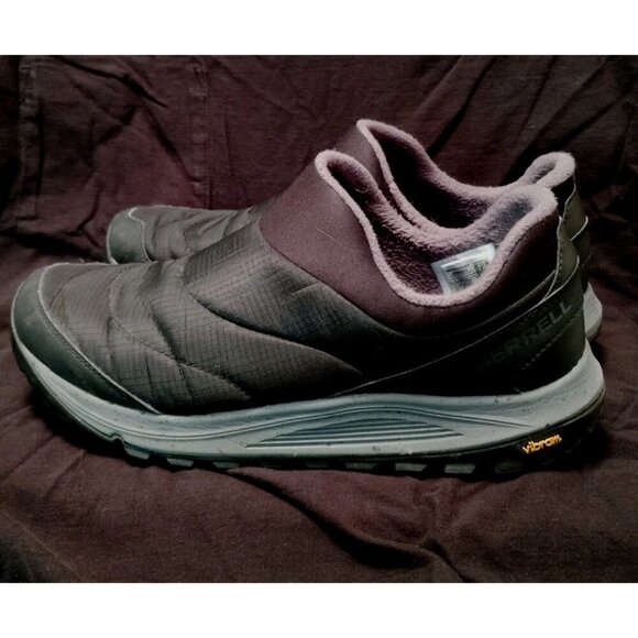 Merrell Mens Nova Sneaker Moc Black Grey Size 11.5 J066953 Vibram Hiking Sports main image 5